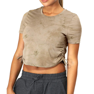 Custom Women Crop Top T Shirts Lightweight Breathable Cotton Casual Manufacturer Pakistan Export Quality Clothing Supplier - Product Image 3