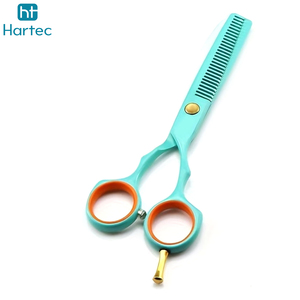 Ciseaux à effiler les cheveux personnalisés de 5,5 pouces avec logo, en acier inoxydable 440C, ciseaux de barbier à 30 dents, ciseaux de coiffure à effiler les cheveux - Product Image 2