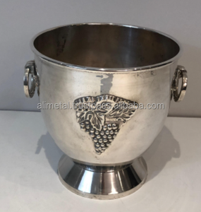 ถังแชมเปญชุบเงินปรับแต่งได้สำหรับตกแต่งองุ่นตู้แช่ไวน์ในร่มกลางแจ้งสำหรับงานปาร์ตี้ - Product Image 4