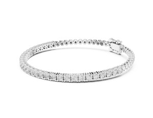 กำไลข้อมือเพชรแล็บทรงบริลเลียนต์ชุบทอง 14K 18K น้ำหนัก 1.95 กะรัต เครื่องประดับหรูหราสำหรับทุกเพศ เหมาะสำหรับเป็นของขวัญหมั้นและงานแต่งงาน ได้รับการรับรองจาก IGI - Product Image 2