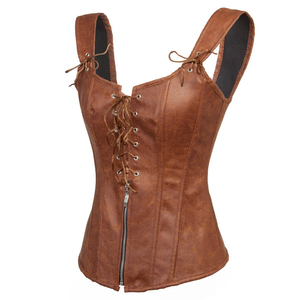 Nuevo Estilo Corsé de Cuero Genuino Transpirable para Mujer, Corsé de Cuero Genuino Elegante al por Mayor para Mujer - Product Image 4