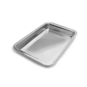 Plateau de toilette de luxe en or rose, fait main, pour accessoires de salle de bain haut de gamme, plateau de service décoratif en métal artisanal, design côtier - Product Image 1