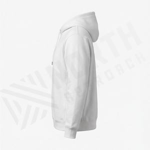 Sudadera con Capucha Unisex de Alta Calidad, 100% Algodón, Lavado a la Piedra, Estilo Oversize, con Acabado Ácido, Forro Polar Largo, Logotipo Personalizado, Color Sólido - Product Image 3