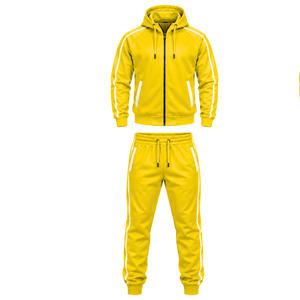 Conjunto Deportivo de Dos Piezas para Hombre al por Mayor: Chaqueta con Capucha y Cremallera y Pantalones a Juego para Correr, Ropa Deportiva Casual para Fitness y Entrenamiento - Product Image 1