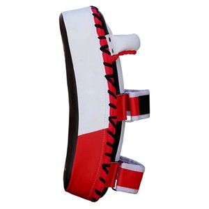 MMA Muay Thai Boxing Kick Pad custom logo Leather Muay Thai MMA Kickboxing Pad Fight Training with customized company logo - Product Image 2