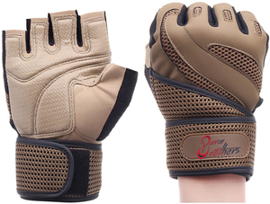 Guantes Deportivos Ajustables de Medio Dedo para Gimnasio, Ciclismo, Levantamiento de Pesas, Antideslizantes - Product Image 5