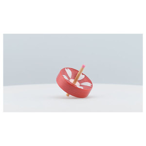 Maravilloso Trompo de Bambú de Calidad, Atractivo y en Oferta, Mini Trompo Kyo-Koma con Diseño de Flor de Cerezo, Juguetes de Madera para Niños - Product Image 2