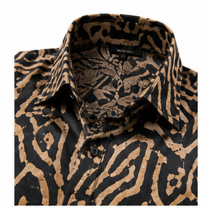 Camisa Premium para Hombre con Estampado Moderno, Diseño Digital Elegante y Cómoda Construcción en Mezcla de Algodón - Product Image 3