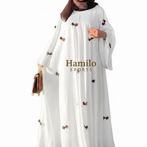 Nueva Abaya de Dubái con Diseños de Arabia Saudita, Diseño Sostenible, el Mejor Diseño, Vestido Abaya de Dubái para Mujeres Musulmanas - Product Image 4