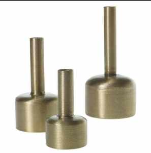 Florero de Hierro Dorado, Diseño Costero, Ecológico, Decoración de Mesa para el Hogar, Bodas, Eventos, Fiestas, Logotipo Personalizable - Product Image 6