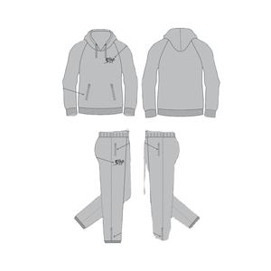 Logotipo personalizado hombres llano Jersey sudaderas Oversize sudaderas en blanco - Product Image 1