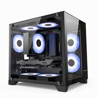 Casing Komputer Gaming ATX Pabrik I9 13900K 64GB DDR5 SSD RTX 4090 Kustomisasi Putih/Hitam LCD Baru