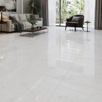Oferta Especial: Baldosa Cerámica Ecológica Moderna de 60x120, Porcelanato Brillante, Efecto Mármol, Pulida y Esmaltada, Antideslizante para Apartamentos