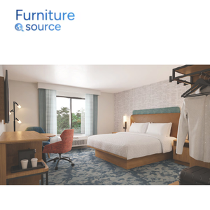 ชุดเฟอร์นิเจอร์ในห้องพักโรงแรมเมลามีน MDF ทันสมัยทนทานออกแบบได้ตามต้องการจากผู้ผลิตเวียดนาม - Product Image 2