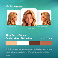 Analyseur de peau à lampe Wood, Analyse faciale, Analyse de l'acné, Test d'acné, Analyse des problèmes cutanés, Analyse complète, Détecteur facial