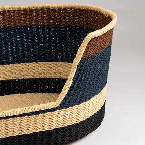 Cama Portátil para Mascotas Artex Hai Nam, Tejida a Mano, Ecológica, de Pasto Marino Suave, para Perros/Gatos/Conejos, con Cojín Extraíble y Lavable, para Todas las Estaciones - Product Image 2