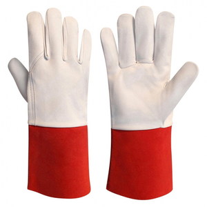 Gants de soudage TIG/MIG en cuir de vachette de qualité supérieure avec doublure en Kevlar, résistants à la chaleur et au feu, pour soudeurs - Product Image 2