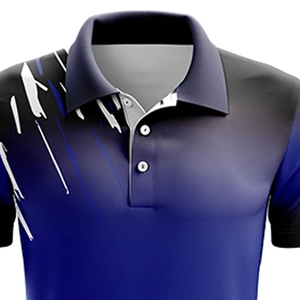 Chemises polo pour hommes respirantes, entièrement personnalisées avec logo imprimé, amples, unies, à manches courtes, de haute qualité, en gros, sublimation - Product Image 5