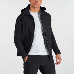 Chaqueta Cortavientos Unisex Ligera de Nailon y Poliéster con Capucha y Cremallera, Diseño de Color en Contraste, para Fitness, Verano y Actividades al Aire Libre para Hombre - Product Image 3