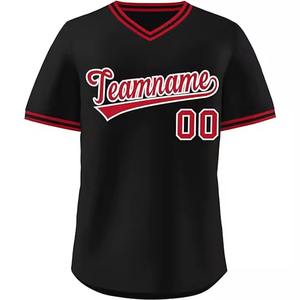 Maillots de baseball personnalisés de qualité supérieure pour hommes, vente chaude et maillot de baseball personnalisé de couleur unie de haute qualité - Product Image 3