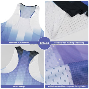 Débardeur pour homme, couleur unie, respirant, pour la salle de sport et l'entraînement - Product Image 2