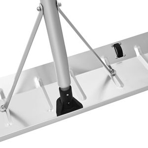 Rastrello da Neve con 26 Lame in Alluminio, Ruote Regolabili da 7,5-20 Piedi, Manico Antiscivolo per Rimozione Neve - Product Image 6