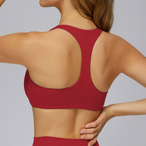 Stylish Comfortable Sports Bra Breathable Lightweight <b>T</b>-<b>Back</b> Yoga Bra Fitness Outdoor Running Sports Bra Front Logo OEM Service - Product Image 2