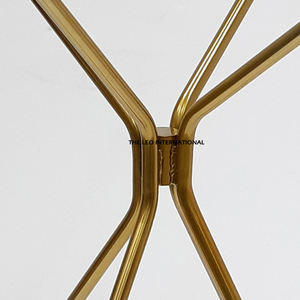 Tables basses en verre transparent et fer, idéales pour salon, chambre, bureau à domicile, appartement – Produits tendance industriels - Product Image 2