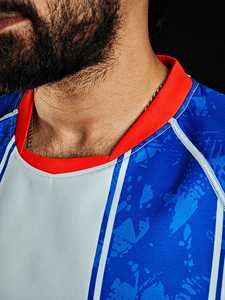 เสื้อรักบี้พิมพ์ลายแบบสั่งทำสำหรับผู้ชาย PUFFIN SPORTS แขนสั้น คอกลม ระบายเหงื่อได้ดี ทรงพอดีตัว พิมพ์ลายสำหรับผู้ใหญ่ ใส่ได้ทุกฤดู - Product Image 6