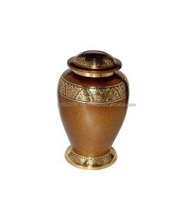 โกศทองเหลืองสำหรับผู้ใหญ่ที่แข็งแรงทนทานสำหรับเก็บขี้เถ้าที่ปลอดภัยด้วยการออกแบบที่เป็นมรดกโบราณเหนือกาลเวลา - Product Image 3