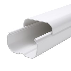Copertura per Tubi di Condizionatori Mini Split in PVC Decorativo, 3 Pollici di Larghezza, 15,8 Piedi di Lunghezza, per 4 Condotti Diritti, Uso Domestico - Product Image 6