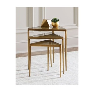 Luxury Iron Nesting <b>Table</b> Set <b>Space</b> <b>Saving</b> Furniture Design For Modern Apartment Living Room Decoration - Product Image 5