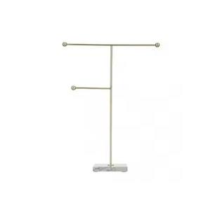 Support à bijoux en métal au fini classique, présentoir de rangement pour bijoux - Product Image 4