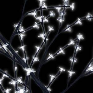 Árbol de Navidad de 4 pies con Luces Navideñas de Color Blanco Frío, Plástico y Metal Negro - Product Image 6