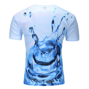 T-shirt pour homme élégant et confortable avec impression par sublimation, manches courtes, coupe idéale pour les tenues décontractées d'été - Product Image 2