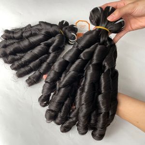 Funmi ondulado vietnamita humano de alta calidad cabello cutícula alineada mejor opción extensiones de cabello de Color negro precio asequible tendencia caliente - Product Image 3