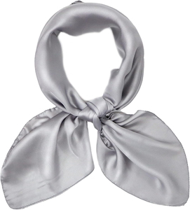New Best Price Custom Logo Printed 100% <b>Silk</b> Satin High Quality Women Casual <b>Scarf</b> Solid Plaid Breathable Outdoor All Seasons - Product Image 1