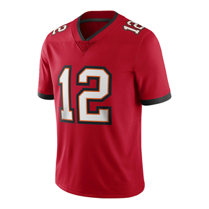 Tops Cheap Price High Quality American Football Jersey Latest Design Short Breathable Training Wear Custom OEM Wholesale <b>Shirt</b> - Product Image 1