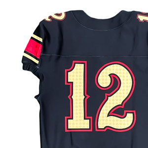 เสื้อฟุตบอลอเมริกันแบบกำหนดเองได้ ยูนิเซ็กซ์ พิมพ์ลายด้วยความร้อน ชุดทีม ระบายอากาศได้ดี โพลีเอสเตอร์ ไซส์ใหญ่ แห้งเร็ว - Product Image 5