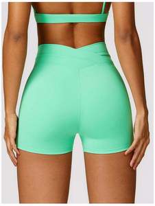 Hot Sale Custom Lightweight Yoga Shorts Outdoor Breathable Womens Sports Wear Shorts - Product Image 2