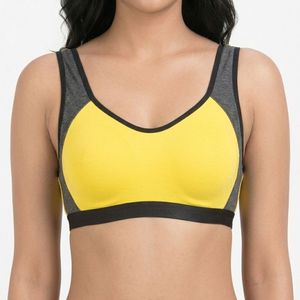 Women Padded Sports <b>Bra</b> Soft Elastic Activewear <b>Bra</b> for Fitness Exercise Running and Daily Workout Use - Product Image 1