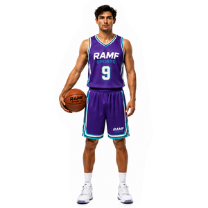 Uniforme de Baloncesto 100% Poliéster, Último Modelo, Mejor Calidad, Ligero, Estilo Único - Product Image 3