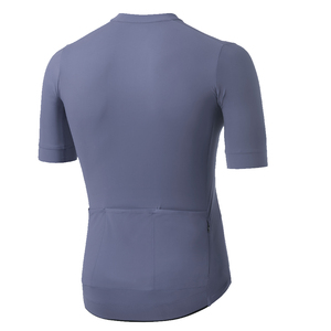 Custom Men <b>Cycling</b> Jersey Blank Plain Dark Navy Short Sleeve Bike Shirt Full Zip Breathable <b>Cycling</b> Apparel Mock - Product Image 3
