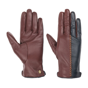 Guantes de Moda de Cuero para Invierno, Guantes de Moda de Cuero de Piel de Oveja de Alta Calidad, Guantes de Moda de Cuero con Dedos Completos - Product Image 1