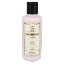 Crema Hidratante Natural Khadi de Rosa y Miel con Manteca de Karité |   Loción Corporal Nutritiva para una Piel Suave e Hidratada - Product Image 1