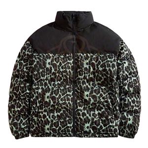 Veste décontractée ample zippée, manteaux matelassés Streetwear sur mesure noir chaud à manches longues surdimensionné à la mode veste bouffante pour hommes - Product Image 1