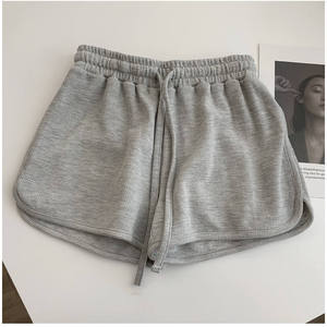 Custom Summer High Waist Shorts for Women Casual Solid Colors Quick Dry Skinny Fit Elastic Waist Comfortable <b>Hot</b> Sale New Style - Product Image 4