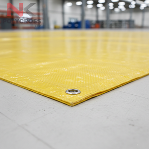 Bâche de protection extra épaisse haute densité, doublement laminée, pour sol et toit, toutes saisons, usage industriel extérieur - Product Image 3