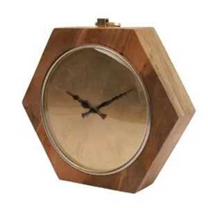 Reloj de Mesa de Lujo con Números Romanos Dorados, Marco de Metal Negro, Reloj de Escritorio Vintage, Silencioso, de Cuarzo, Giratorio, Decorativo - Product Image 5