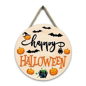 Ornement suspendu Citrouille Fantôme Effrayante pour Halloween, Décoration de Porte et de Jardin, Pendentif Créatif pour Fête, Ornements en Gros - Product Image 3